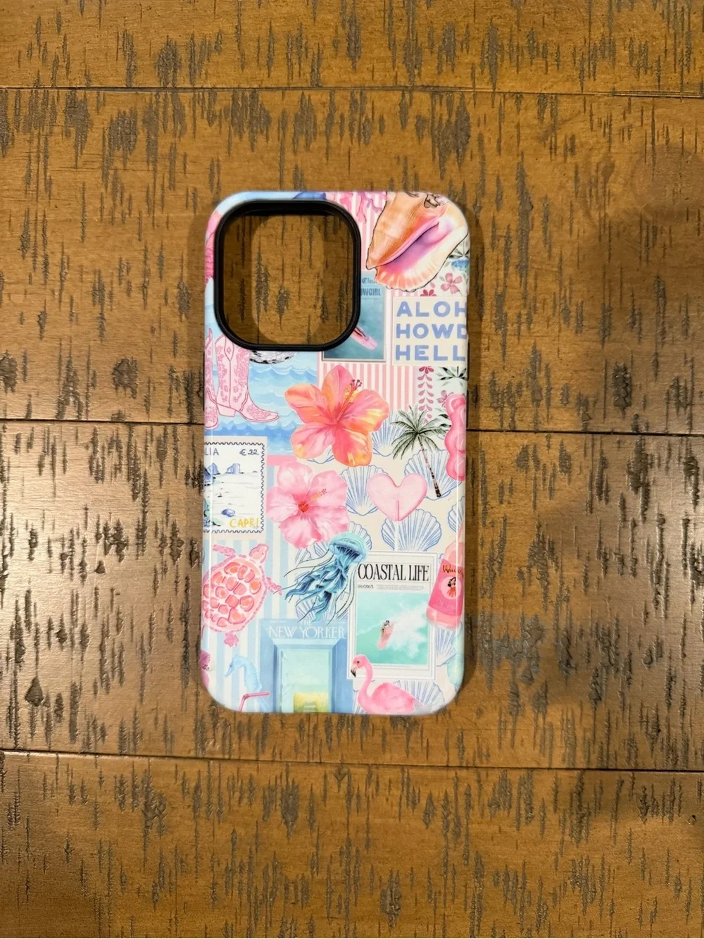 iPhone 13 Pro Case Bundle – Tropical Floral & Mountain Graphic (2 Cases)